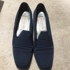Navy Loafers